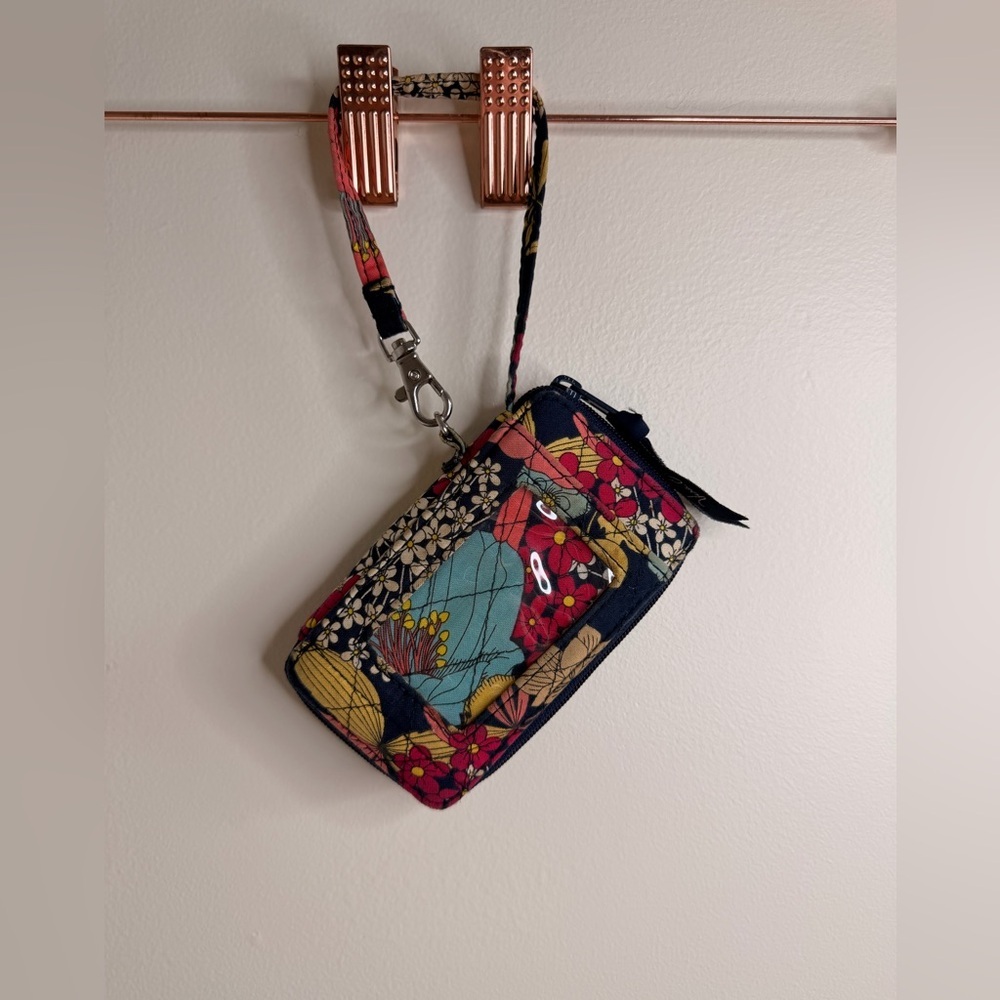 Vera Bradley Multicolor Floral Wristlet
